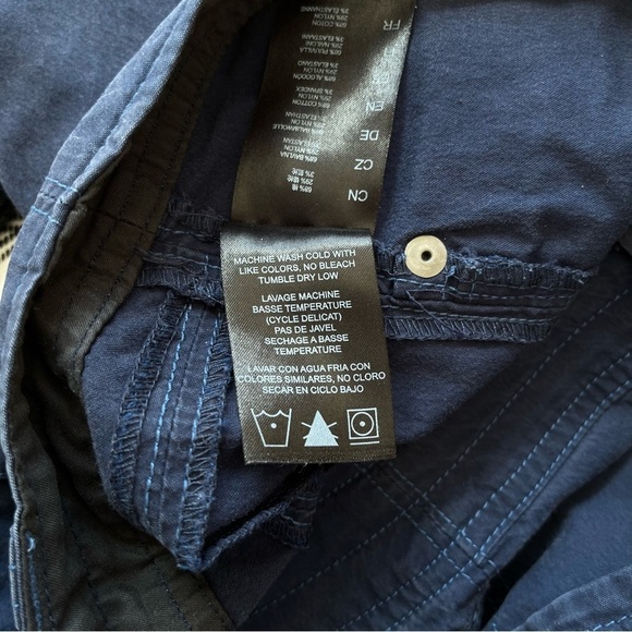 Kuhl Womens Splash Metro Pants Size 12 Roll Up Convertible Navy Hiking - Picture 12 of 14